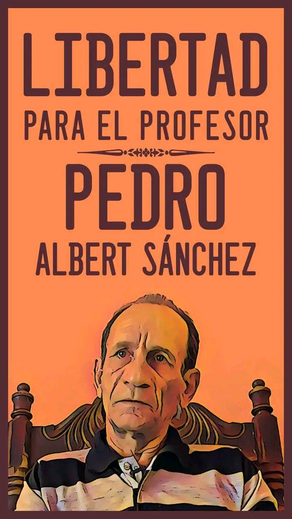 Lul60068216's tweet photo. @AlpidioAlonsoG Este otro profesor se les va a morir en cualquier momento si no lo hizo ya, Asesinos!!! FE DE VIDA #LibertadProfPedroAlbert #LibertadParaLosPresosPoliticos https://t.co/fLuiENNkh7