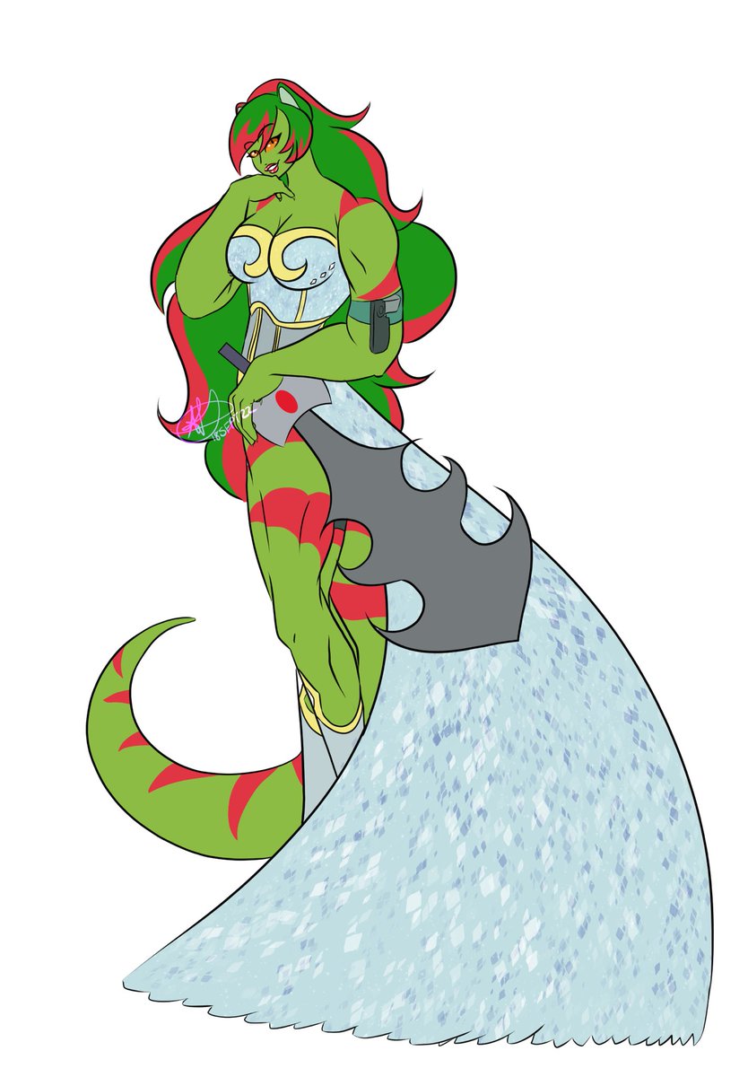 LanisGrotto's tweet photo. #Flat #commission for @Beard61Sprinkle 

A warrior on the journey of love. She looks so cute and powerful.

#flatcommission #commissionsopen #art #artistsontwitter #wedding #warriorweddings #cat #furry #originalcharacter #oc https://t.co/AIZ0meLsVw