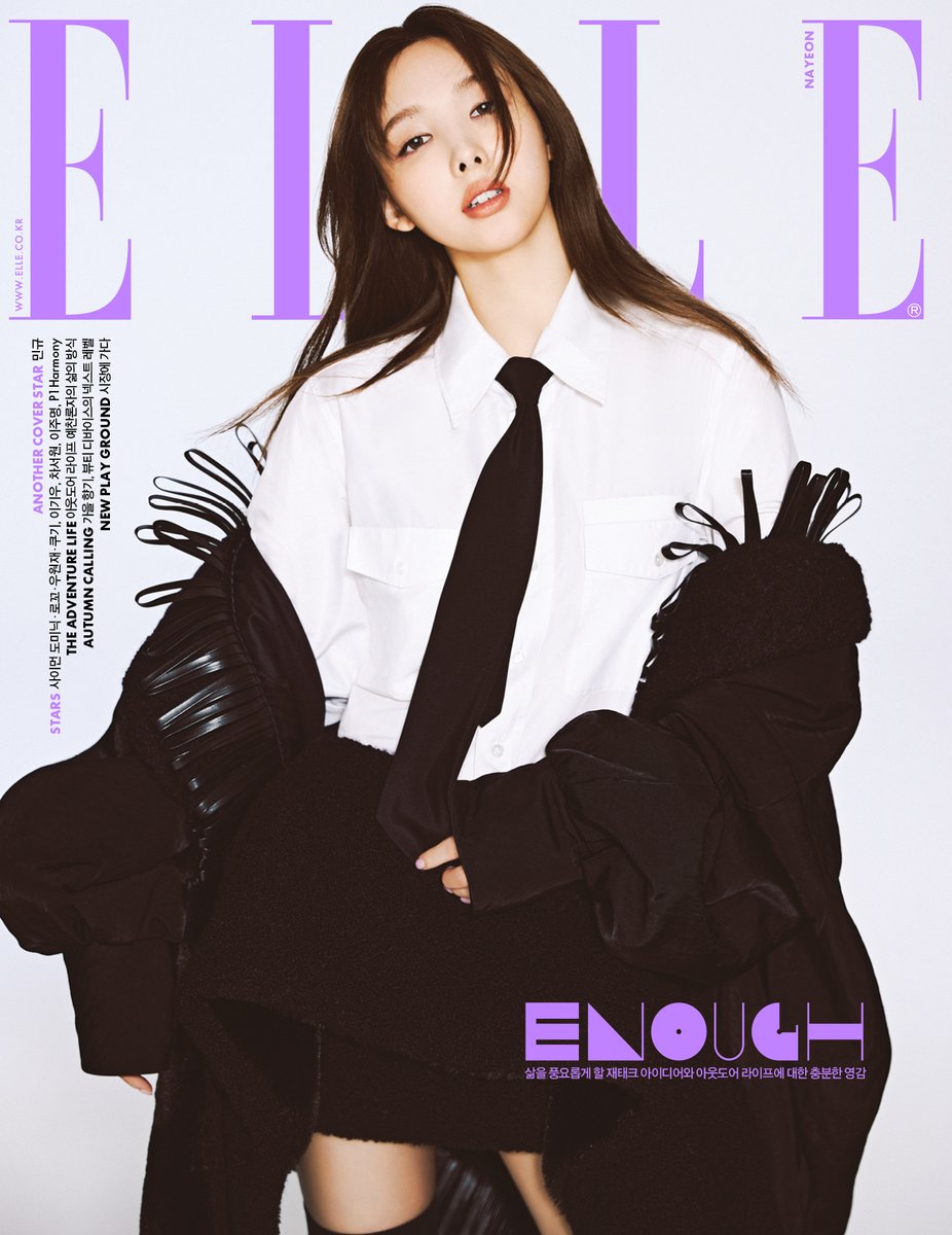 210928 Nayeon X Elle Korea  Nayeon, Leather backpack, Louis vuitton