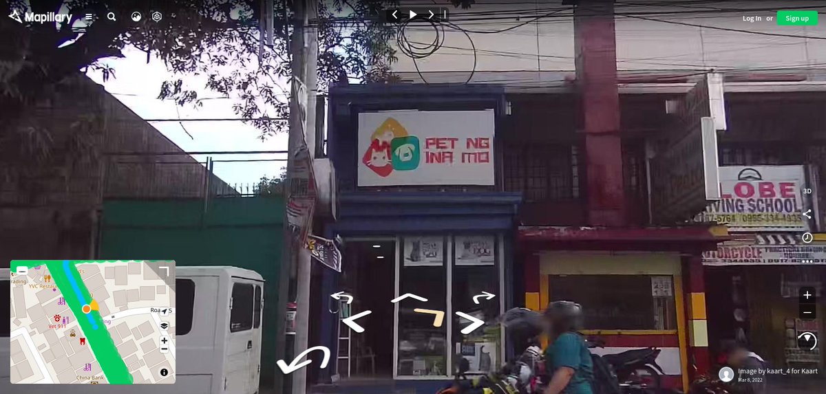 GOwin's tweet image. Some folks are too "creative" for their own good.

#randomStreet #Mapillary