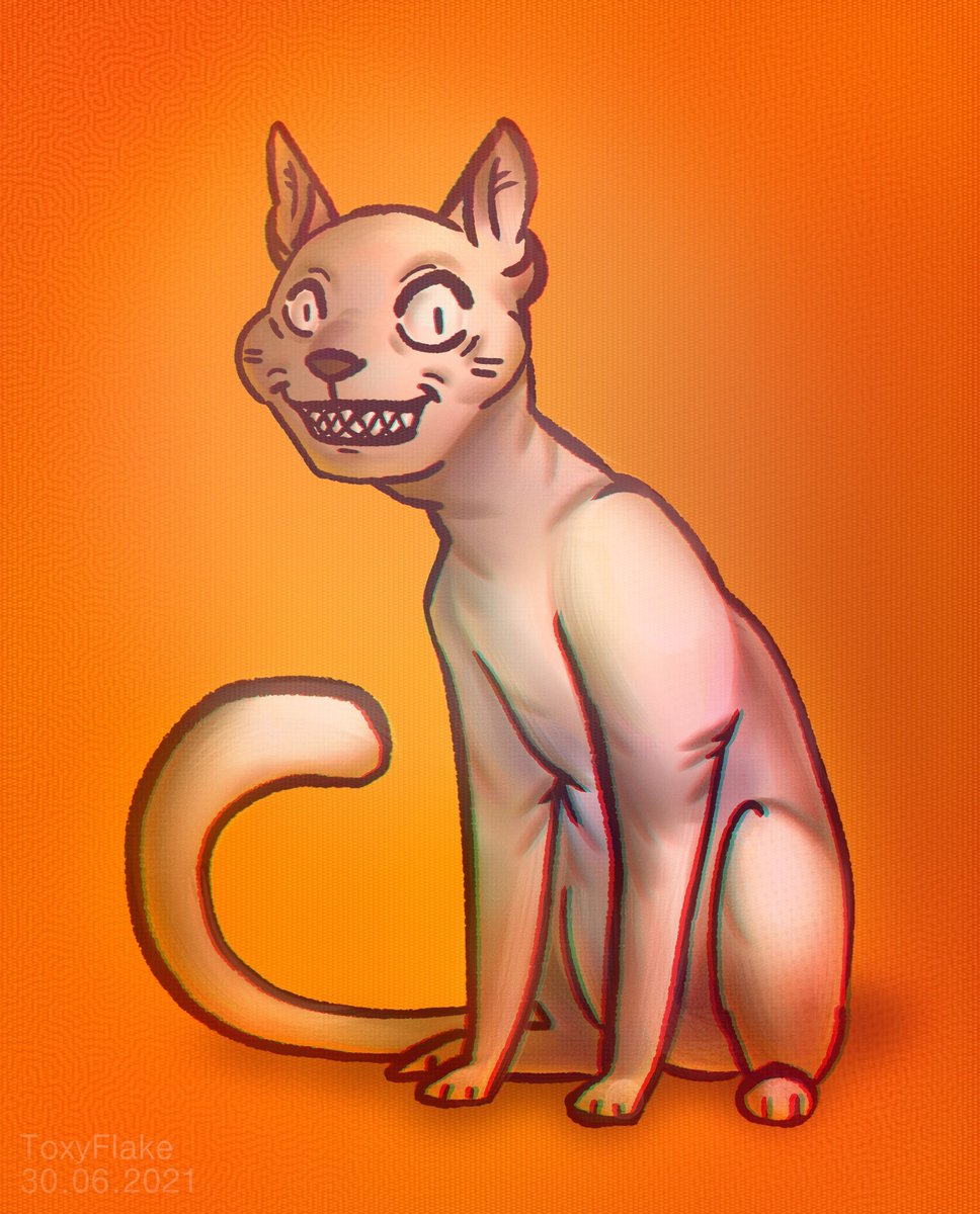 NuBezumie's tweet photo. Brush test on one of my old drawings
#OFF #Judge #Pablo #Cat #OFFtheGame #JRPG #Fanart #OFF_the_Game #Sphynx
#Nubezumie #Toxyflake
30 Jun 2021 -- 8 Sep 2021 https://t.co/yd1uYk6IWT