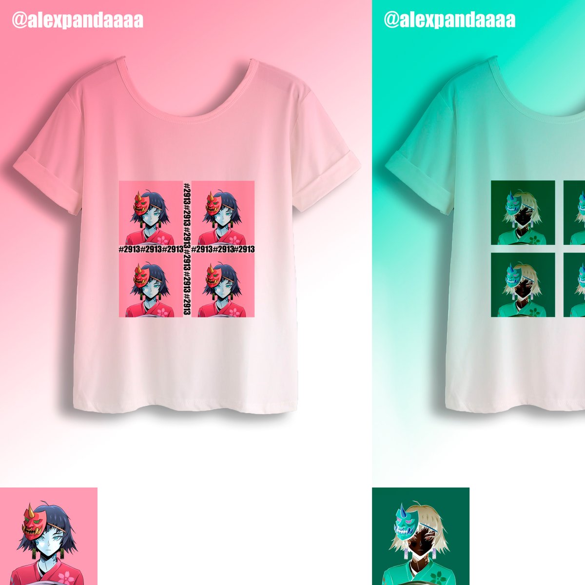 alexpandaaaa's tweet photo. #NFTs #NFTGiveaway #TshirtNFT https://t.co/xiX38eRyTt