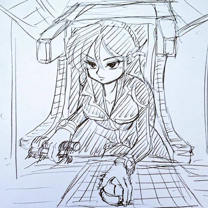 今日のお昼のお絵描き♪ 