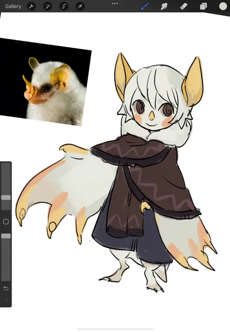 Last one for today! Honduran white bat  