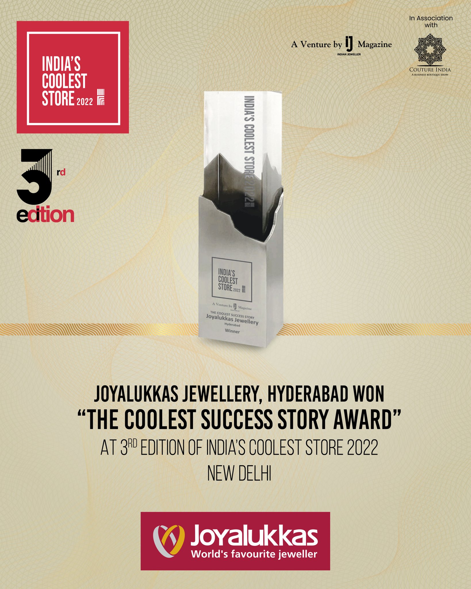 Joyalukkas on Twitter "We are elated that our Hyderabad store has won