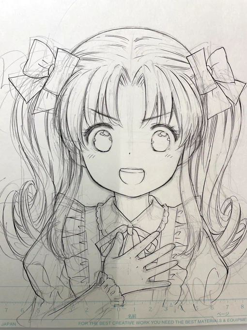 デジタルで描いてる時:「投げ縄ツールで位置調整できる!下書き何枚でも増やせる!便利!」
アナログで描いてる時:「紙の回転が楽!拡大縮小も要らない!手の中で全部完結するからとにかく早い!」

結論:みんな違ってみんないい 