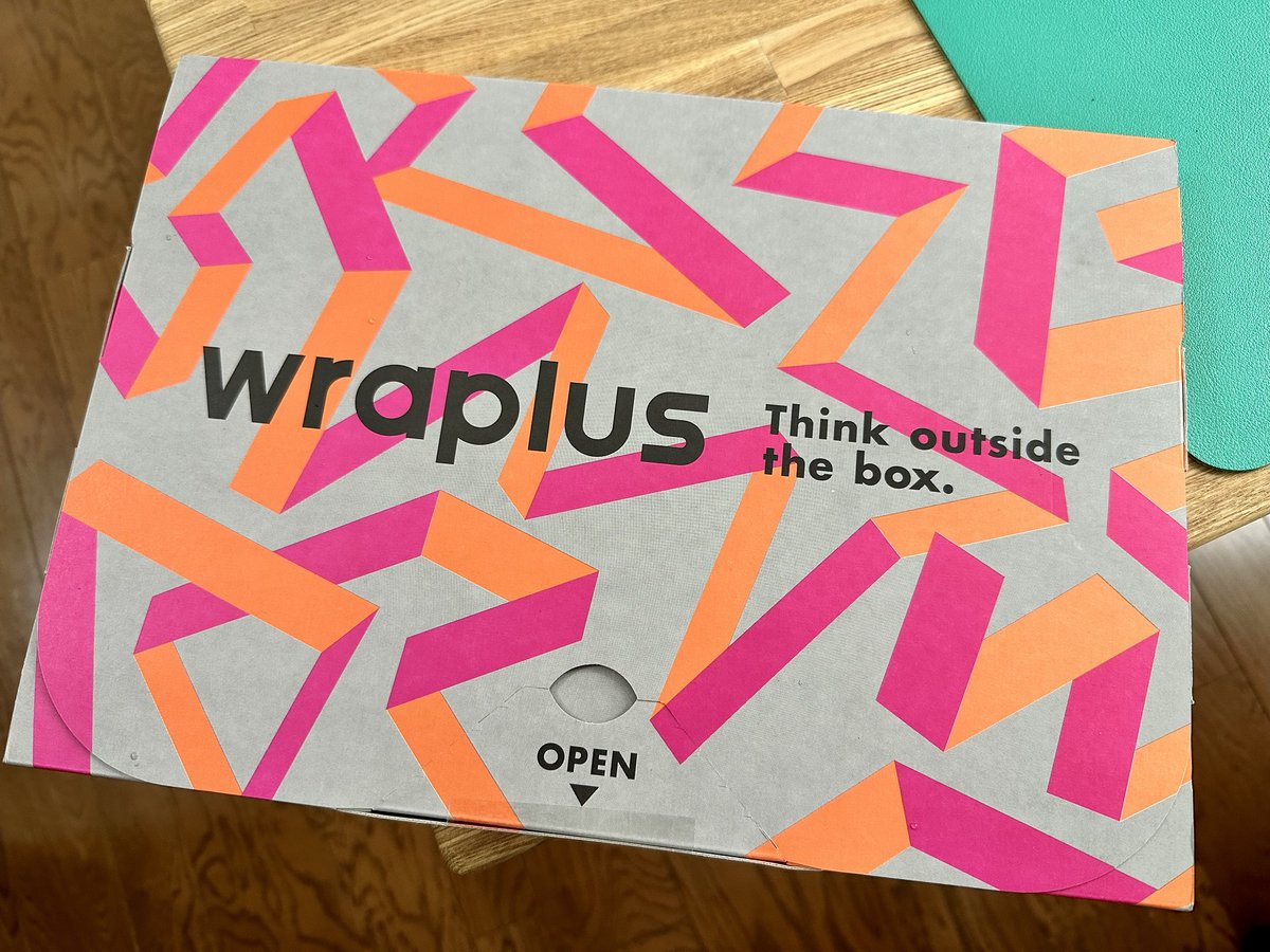 mkbkmluck's tweet photo. 何だか箱までオシャレになってる! #wraplus https://t.co/aVkAanyGej