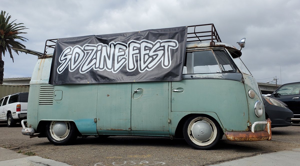 breadrosespress's tweet photo. Get on down here, San Diego! We've got a few hours left of the @sdzinefest! https://t.co/A4iOCHbdzr