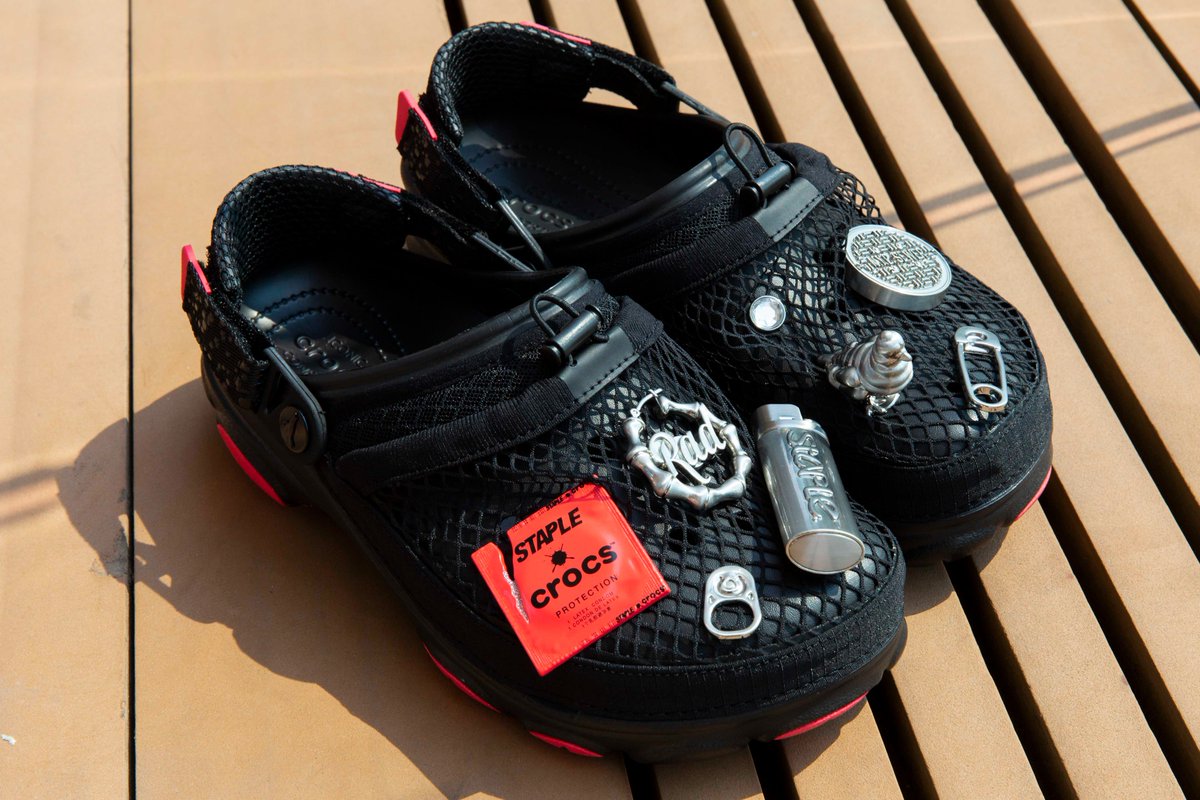 Crocs again partners with New York streetwear legend jeffstaple to