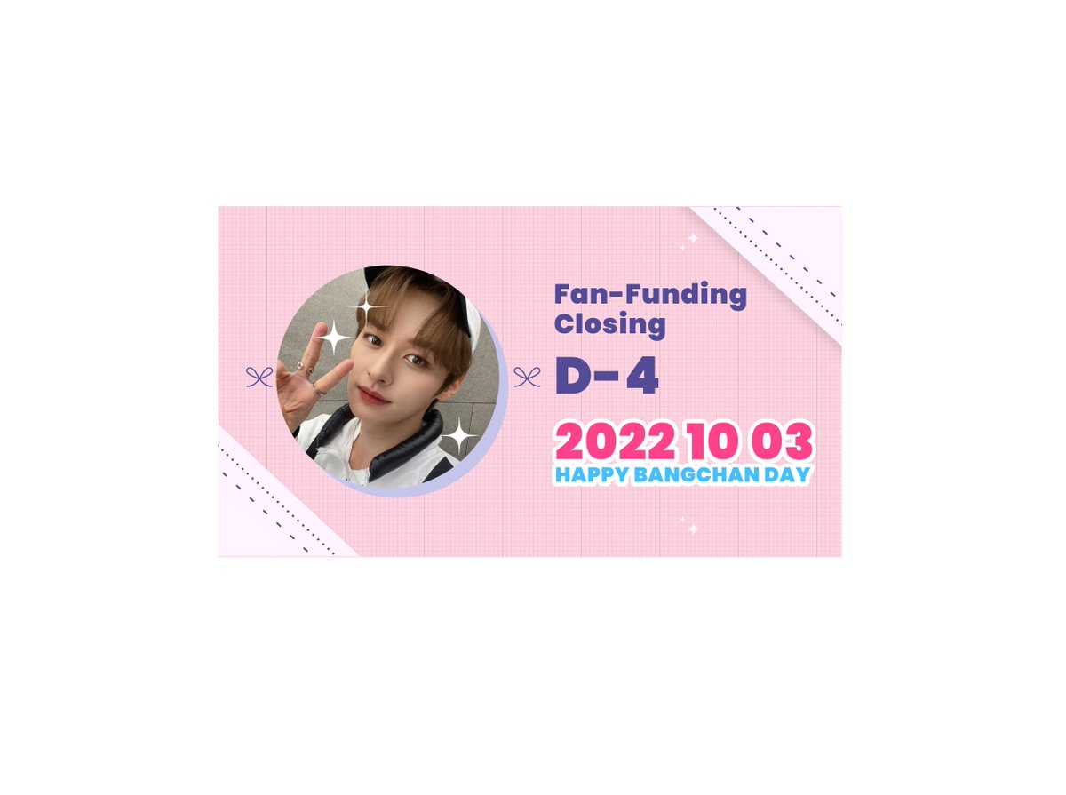 aucshowforfans's tweet photo. #Fanfunding 💛 HAPPY BANGCHAN DAY 10.03💕
#STRAY_KIDS #方灿 #HBD
祝贺方灿生日募捐箱计划! !
应援募捐箱🎁 离结束还剩D-4👀

📍江南站 11号出口 120米处灯箱一日执行券
🥰汇聚小心心❤️为方灿在江南11号出口点燃生日应援灯箱吧！
✅ 通过主页链接可参与正在进行的活动 

#应援广告 #粉丝应援 #방찬 https://t.co/KwM8m3aP9J