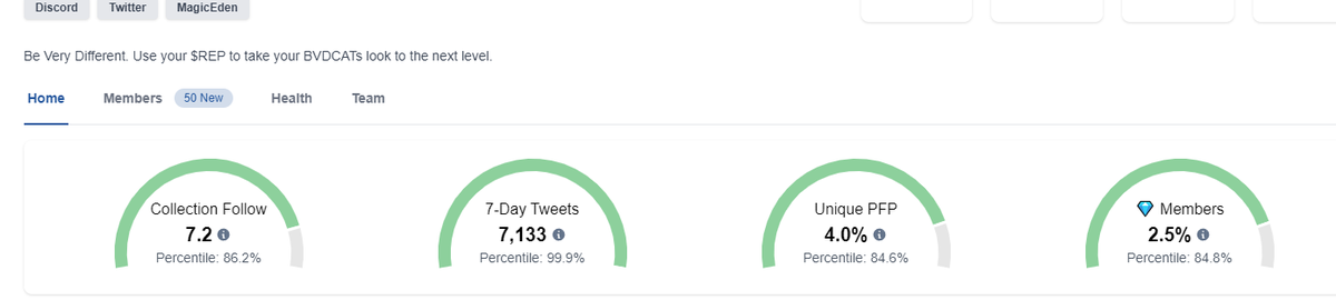 BVDCAT_'s tweet photo. BVDCAT - The #2 most tweeted project in the entire NftInspect ecosystem.

And we aren't even 7 Days passed mint.

BVDCAT is a movement.  #WEBVD https://t.co/43h7ewHeH7
