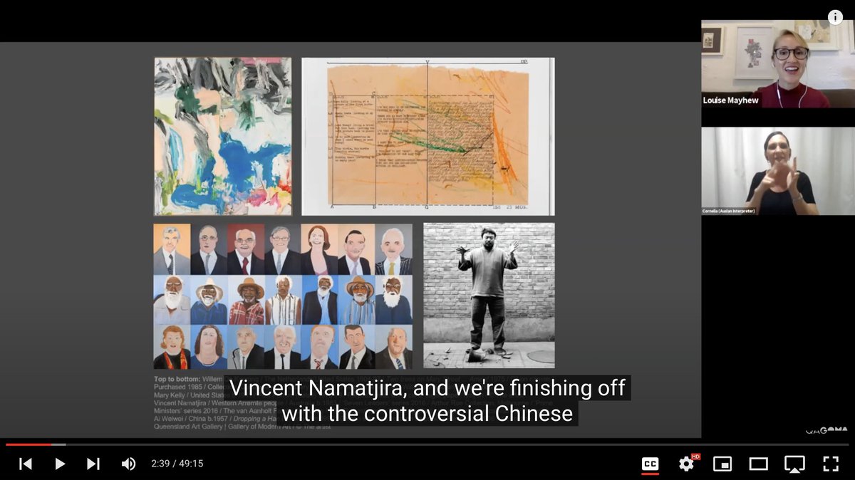 DrMayhew's tweet photo. @QAGOMA created a YouTube playlist for all of my Confronting Contemporary Art lectures :)

You can watch them all here !! https://t.co/rnUEFHICgl https://t.co/wh2NeJ4r74