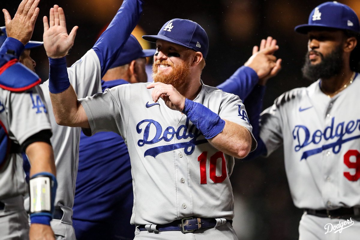 Dodgers's tweet photo. A sweep in the Bay. https://t.co/T8zawEI58i
