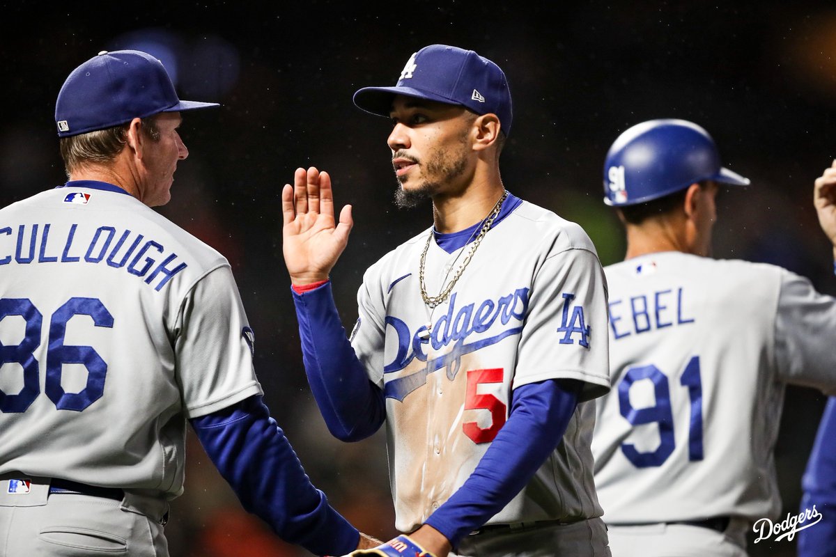 Dodgers's tweet photo. A sweep in the Bay. https://t.co/T8zawEI58i