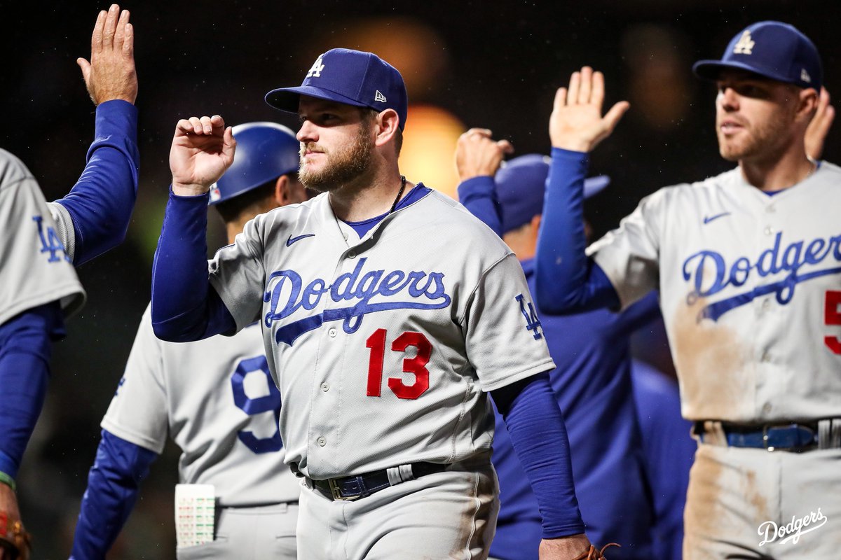 Dodgers's tweet photo. A sweep in the Bay. https://t.co/T8zawEI58i