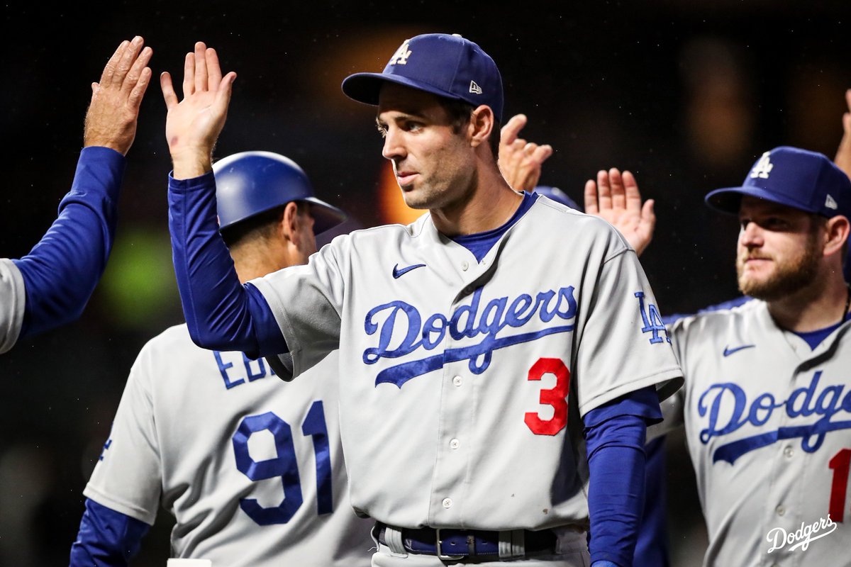 Dodgers's tweet photo. A sweep in the Bay. https://t.co/T8zawEI58i