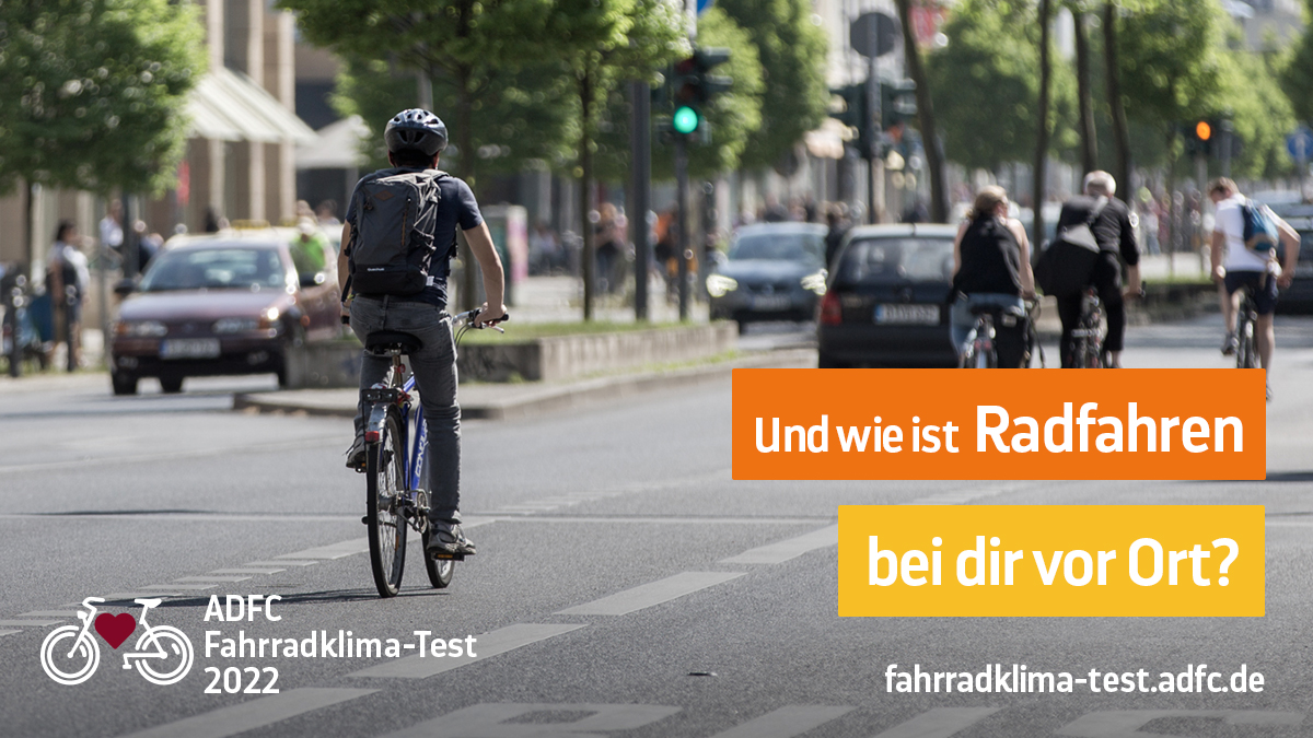 Ist das Stadtzentrum gut mit dem #Fahrrad zu erreichen? Wird viel für den Radverkehr getan? 🚴🚴‍♀️

Macht mit &amp; nehmt am #ADFC-Fahrradklima-Test teil. Noch bis 30.11. könnt ihr die Fahrradfreundlichkeit in euren Städten &amp; Gemeinden bewerten.

👉 fahrradklima-test.adfc.de
