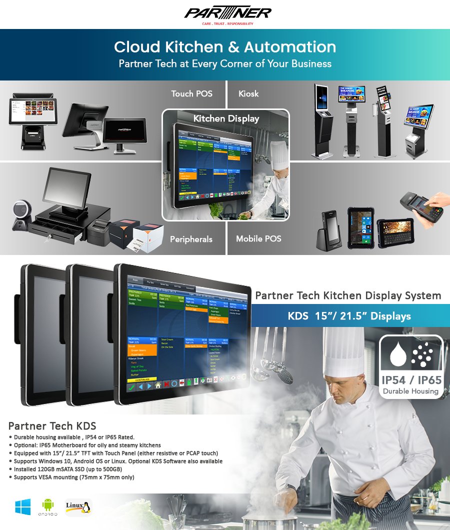 PartnerTechME_1's tweet photo. 📢 Partner Tech's Cloud Kitchen & Automation Solution ➡️ View our Product Catalog 🔗
https://t.co/qzejMbF9N9
➡️ Read More🔗 https://t.co/kZhIq8TWtd
#partnertech #pos #kiosk #mobilepos #display #retail #hospitality #customerservice #technology #uae #dubai https://t.co/BxIPdAtlIn