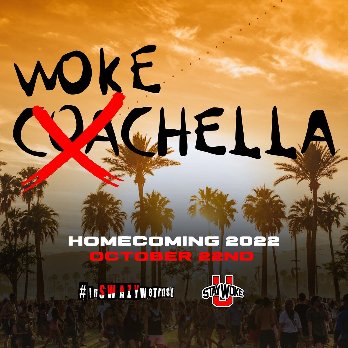 SuperStarSwazy's tweet image. Homecoming On The Reservation 💜💛 2022. Alcorn Are You Ready