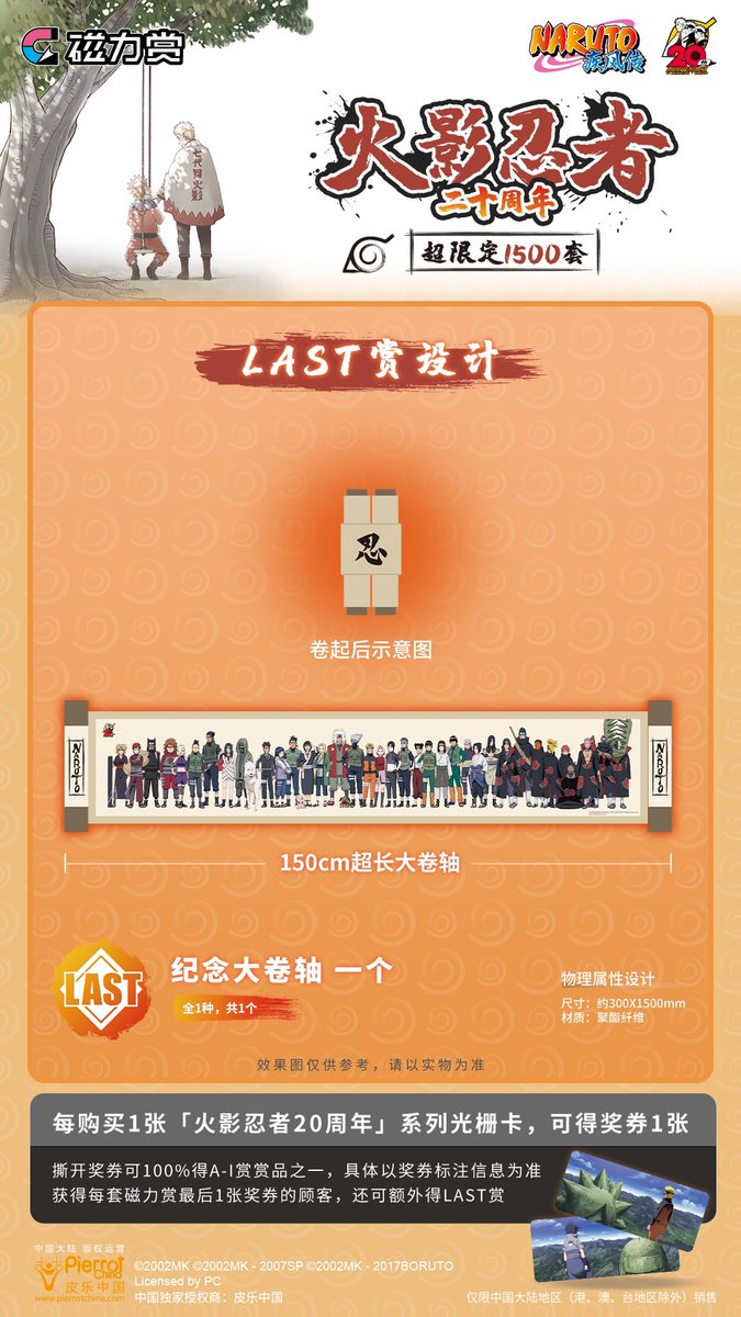 💡新商品情報 #磁力賞 X #NARUTO 「NARUTO -ナルト-20周年」シリーズ