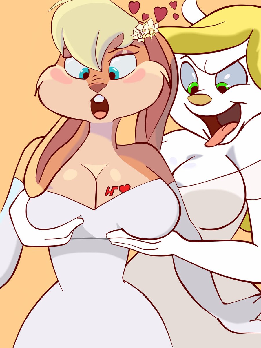 HugoTaker91's tweet photo. #lolabunny #Minerva #Animaniacs 
Lola and Minerva Wedding https://t.co/scTp0X5dHg