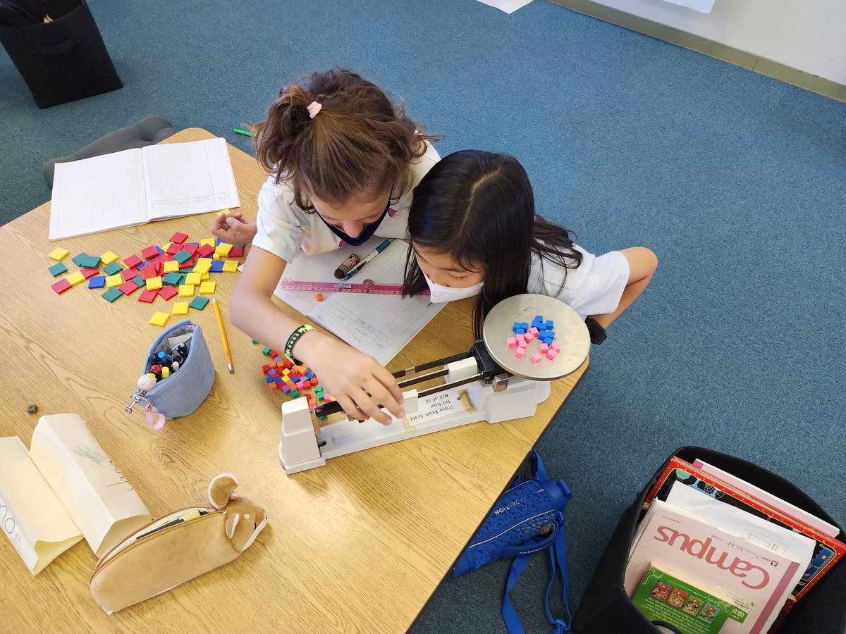 When math and science combine. The students had fun practicing their measuring, estimating, and recording skills in order to prepare for their science experiment where accurate measurements are important. #CAinspires #measuringskills #pypgrade4 #welovemath #welovescience