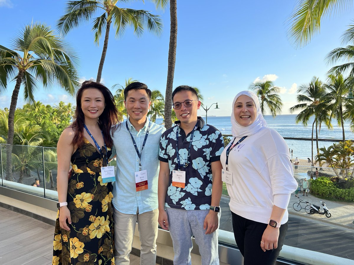 Excited to represent <a href="/MayoClinicSurg/">Mayo Clinic Department of Surgery</a> and <a href="/MayoUrology/">Mayo Clinic Urology</a> with <a href="/kvnkoo/">Kevin Koo</a> <a href="/wen_lexi/">Lexi Wen, MD</a> <a href="/AAbdusada/">Alaa Sada, MD, MS</a> at <a href="/AsianAcadSurg/">SocAsianAcadSurg</a> with research, friendships, and some sun! #AAPI #mayoclinic