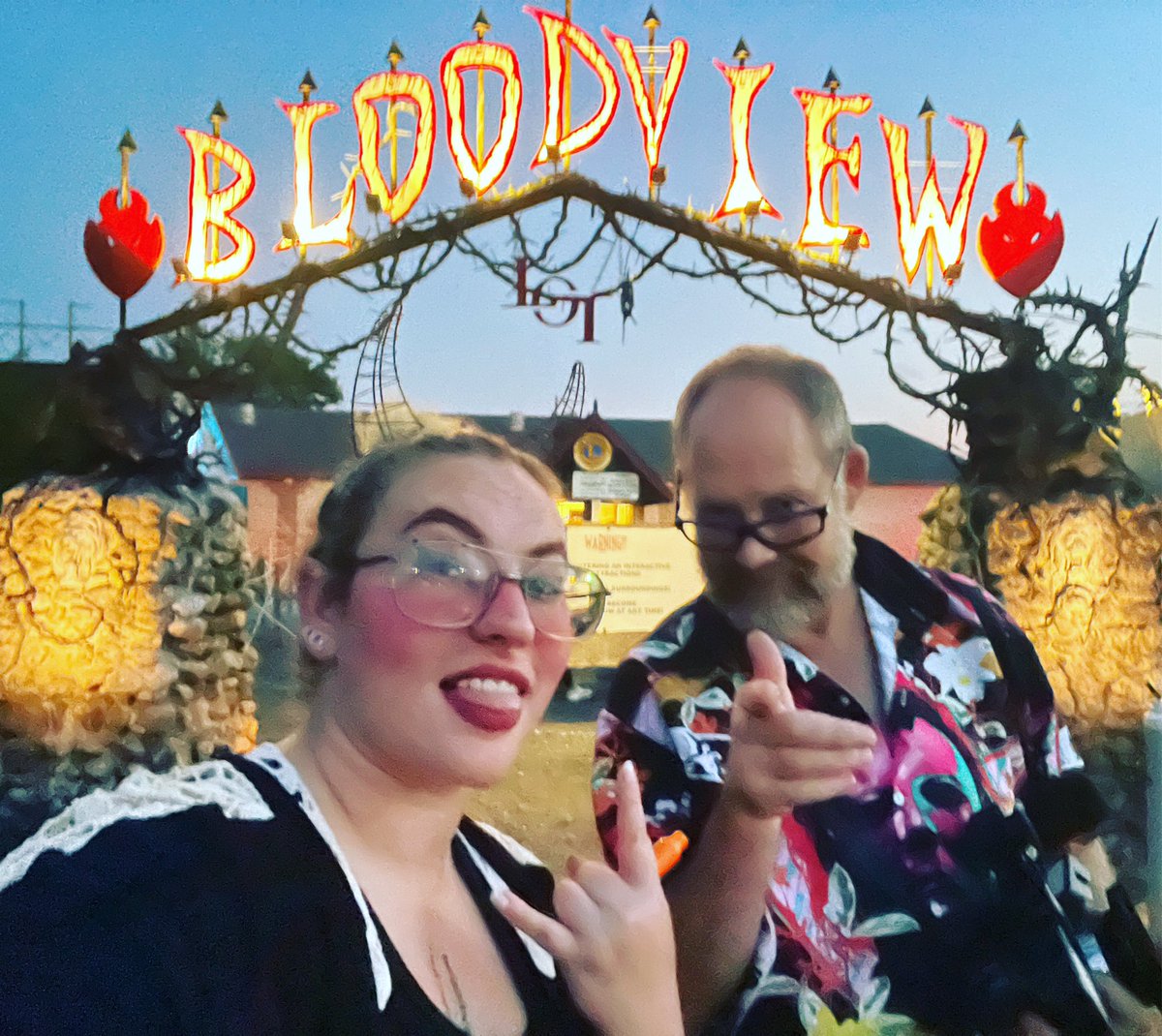 #SisterPsycho and #MoparMonster at <a href="/Bloodview/">Bloodview Haunted House</a>