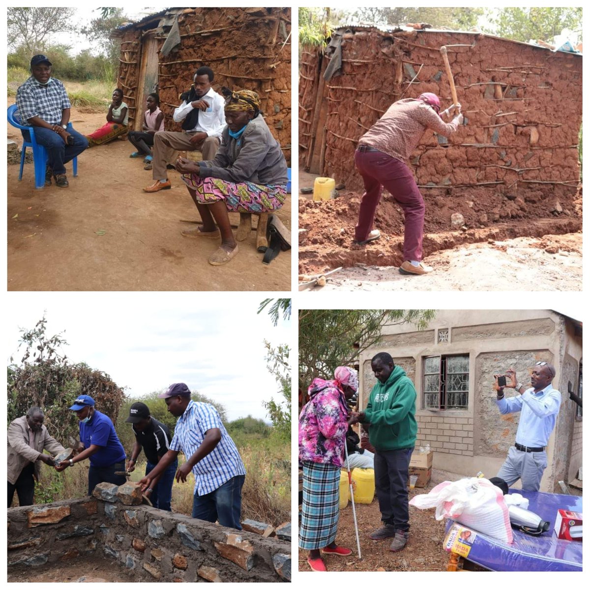 As wakili J. Kathili mentorship Forum, we had the opportunity of transforming and uplifting the living conditions of Mumbua Kalii, a poor, blind and old widow from Kiimani Village, Kitheuni sub-location Ikombe ward.Tahnk you partners for the support.
