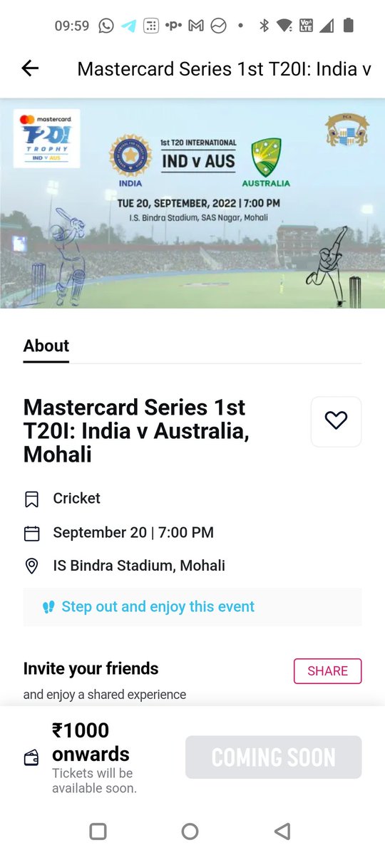 prabhmatta05's tweet photo. @paytminsider From the last 3 days you are showing on your portal that tickets for Mohali T20 will be Coming Soon. But yet no tickets are available. Do you know the meaning of Coming Soon? It should be a couple of minutes or hours not 4 days.. https://t.co/5lFfk2AKNG