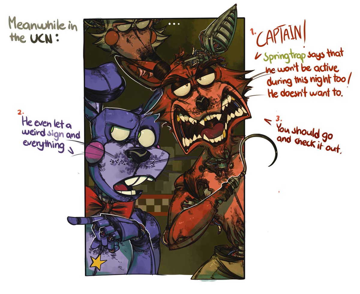 William Afton British 🇬🇧 [mini-comic].
#FNAF #fnaffanart 