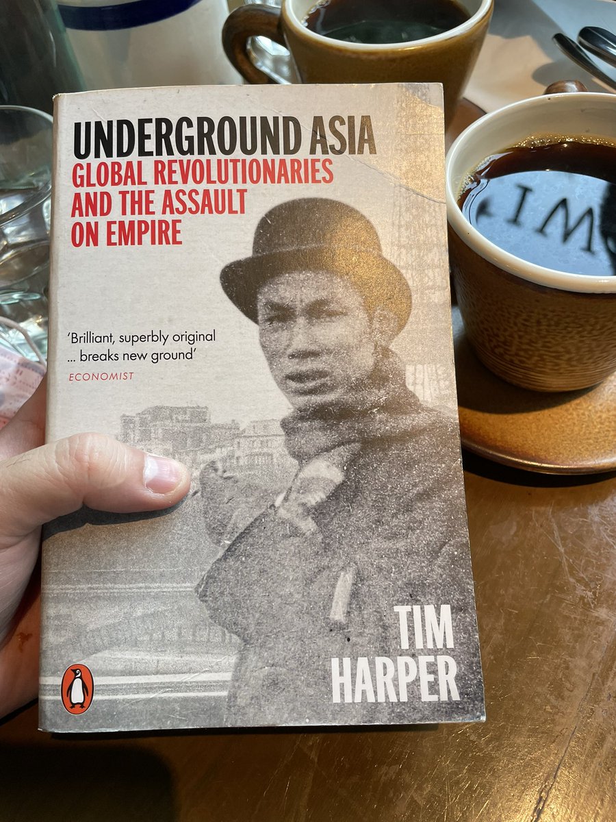 CleveArguelles's tweet photo. This is the gem that I’m currently reading— a brilliant & really original study of the underground network of ideological, physical, & social infrastructure used by Asian revolutionaries of the 20th century. I am totally in love with this book that I can’t put it down! #ReadAsia https://t.co/x13uGYHZFx