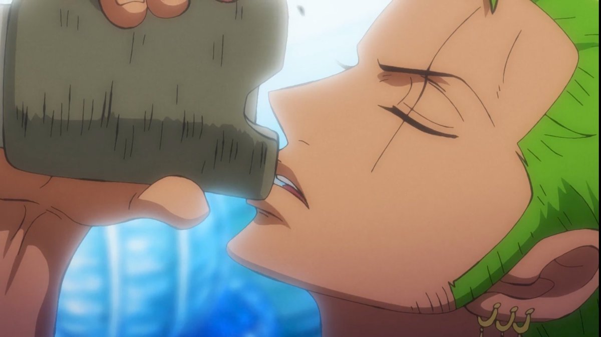 RouAguirre's tweet photo. Tomar agua no es sepsy...
Zoro: 
#onepiece923 https://t.co/1FFsuSnguk