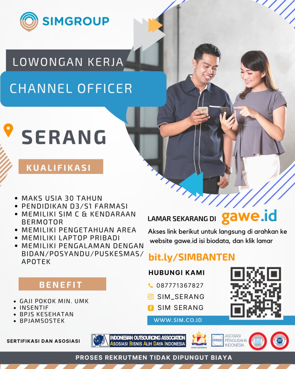 sim_serang's tweet photo. Hallo, hallo
silahkan apply teman-teman😊😊😊

#lokersimgroup https://t.co/zYnEQ4k4Hv