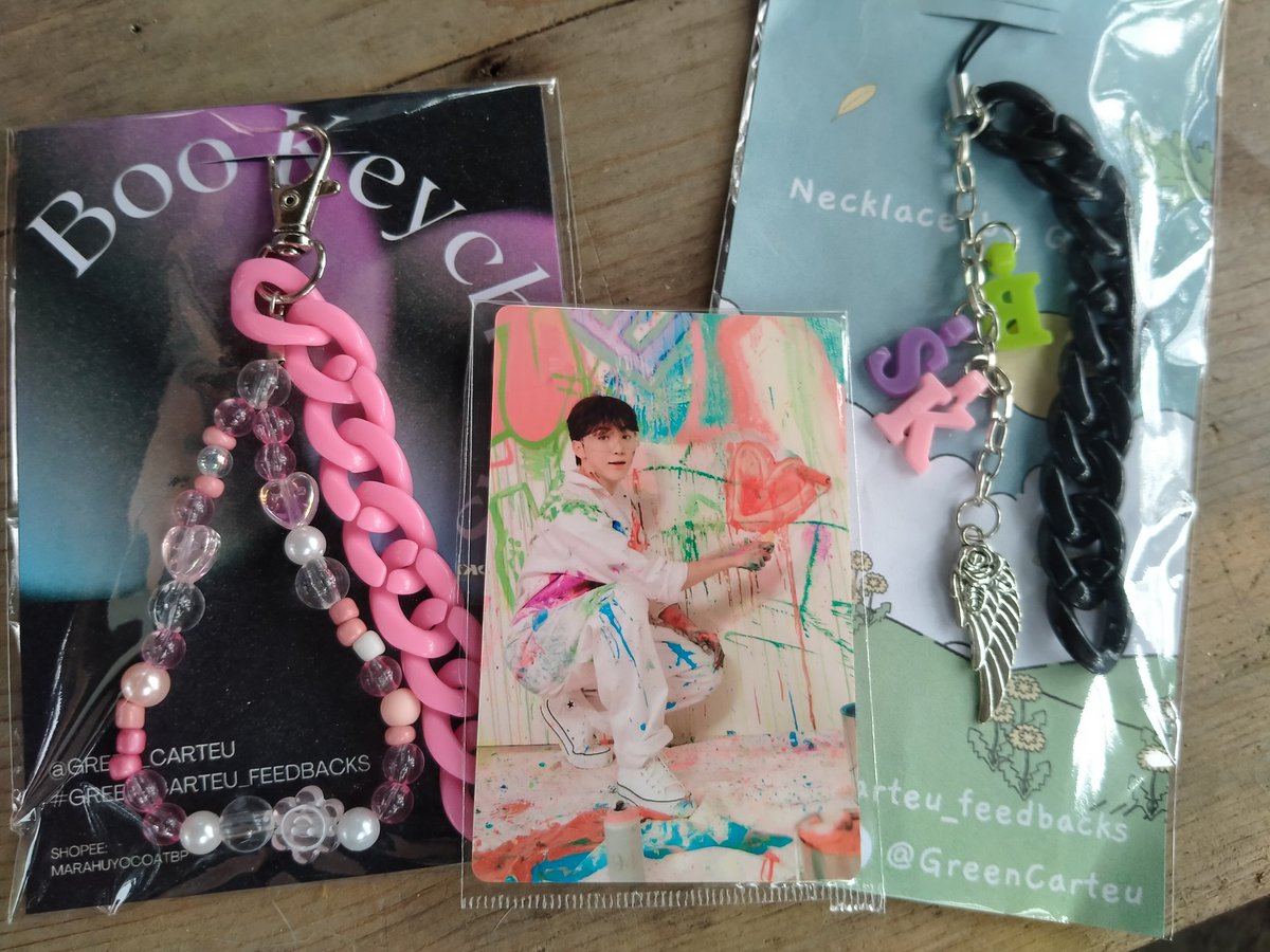 seungjean_'s tweet photo. ⋆.ೃ #seungjean_mails ࿔*:･ 💌

the free claims has arrived !! 🥺❤️ cutieeee ng keychains legit, thank youu @GreenCarteu for this !! 🥰❤️

#GREEN_CARTEU_FEEDBACKS 💌 https://t.co/gLH49B6nZm