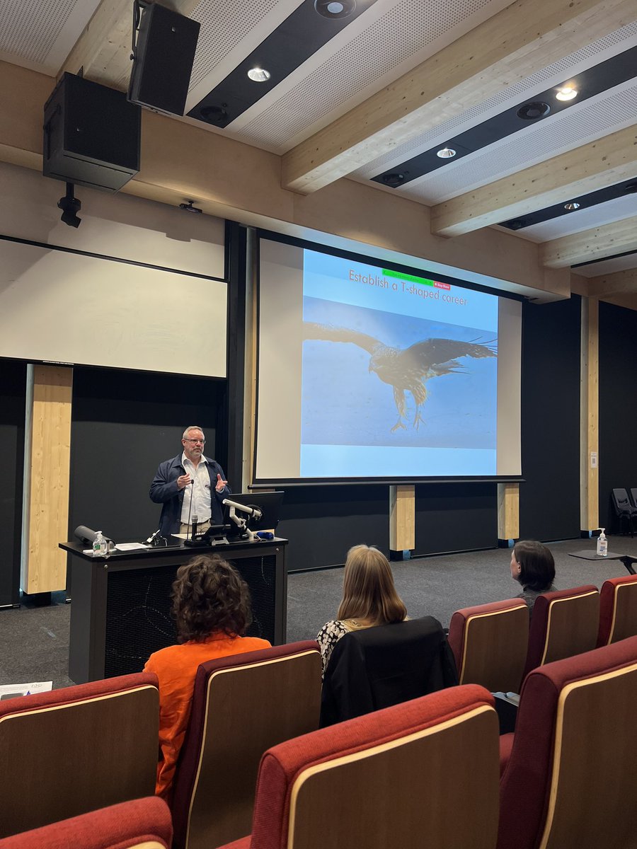 Dr Rae-Anne Hardie (@hardierae) on Twitter photo A real treat to have <a href="/DrStuartFraser1/">Dr Stuart Fraser</a> share his wisdom on career from academia to beyond. Top tips include when to say yes/no, establishing an encyclopaedia of yourself to cherry pick from, and a T-shaped career. Loved the bird analogies. <a href="/EnCouRage_FMHHS/">EnCouRage</a> A real treat to have <a href="/DrStuartFraser1/">Dr Stuart Fraser</a> share his wisdom on career from academia to beyond. Top tips include when to say yes/no, establishing an encyclopaedia of yourself to cherry pick from, and a T-shaped career. Loved the bird analogies. <a href="/EnCouRage_FMHHS/">EnCouRage</a>
