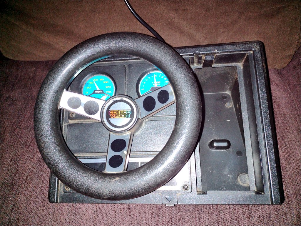 boss120gb's tweet photo. #Coleco #ColecoVisionExpansionModule2💖💵 #ClassicGaming #videogames #gamers #GamersUnite💪 #GamingWheel #ColecoShare🫣🤣 #RacingWheel What a treasure🪙find!#SEGA #SegaTurbo!?😝 #Turbo who remembers this n the arcade an home version?Would you play?🤔 https://t.co/Gbw68DXELq