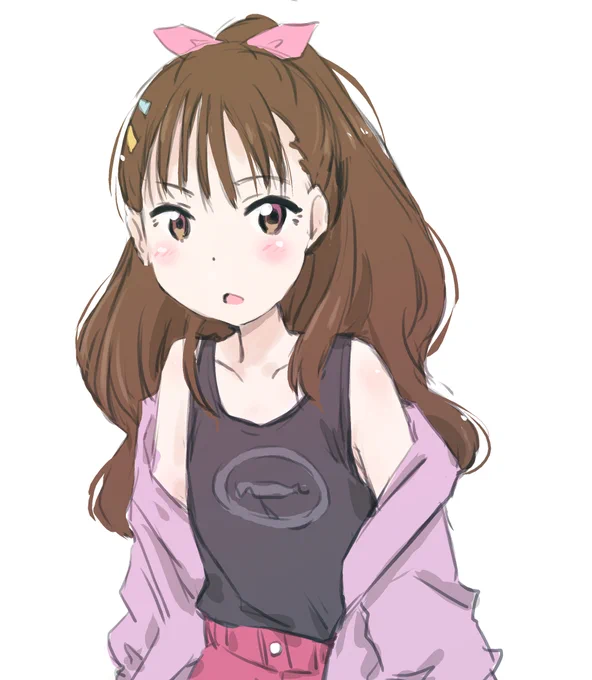 来場者特典のチェキフォトが出なかったので自分で描くw #雨を告げる漂流団地 