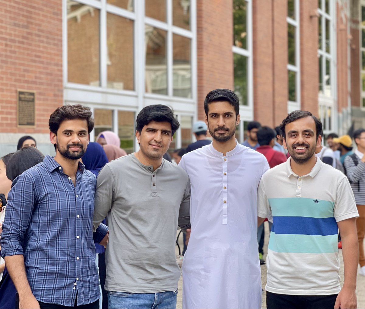 Attique_10's tweet photo. From  L➡️R: first, second, third &amp; fourth year PhD Econ students at @UDelaware from @LifeAtLUMS 
#luminites  #BlueHens https://t.co/jdA2VLOdoC