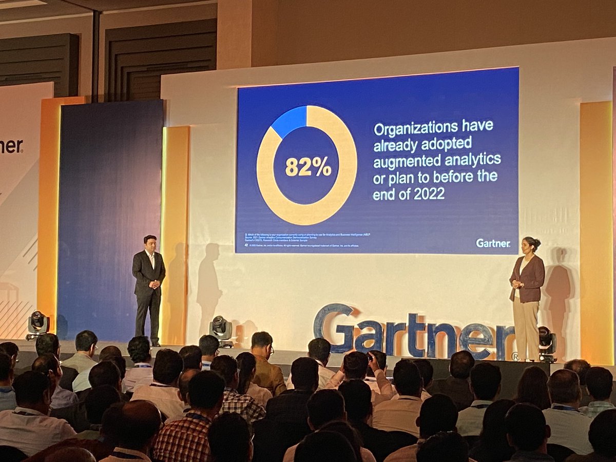 manasidsakpal's tweet photo. #GartnerDA opening keynote session by Gartner analysts @ehtisham_zaidi and Shubhangi Vashisht. 

#UnleashInnovationTransformUncertainty https://t.co/QTUIF9l9VO
