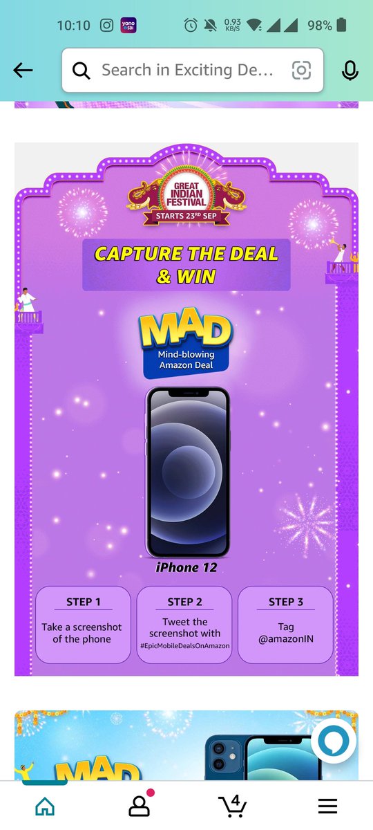 Rarahulnegi's tweet photo. #EpicMobilesDealsOnAmazon #GreatInidianFestival #Start23rd @amazonIN https://t.co/vBmRB6Jgdo