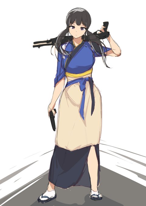 相棒ラフ。ちょっと不機嫌 #wip 