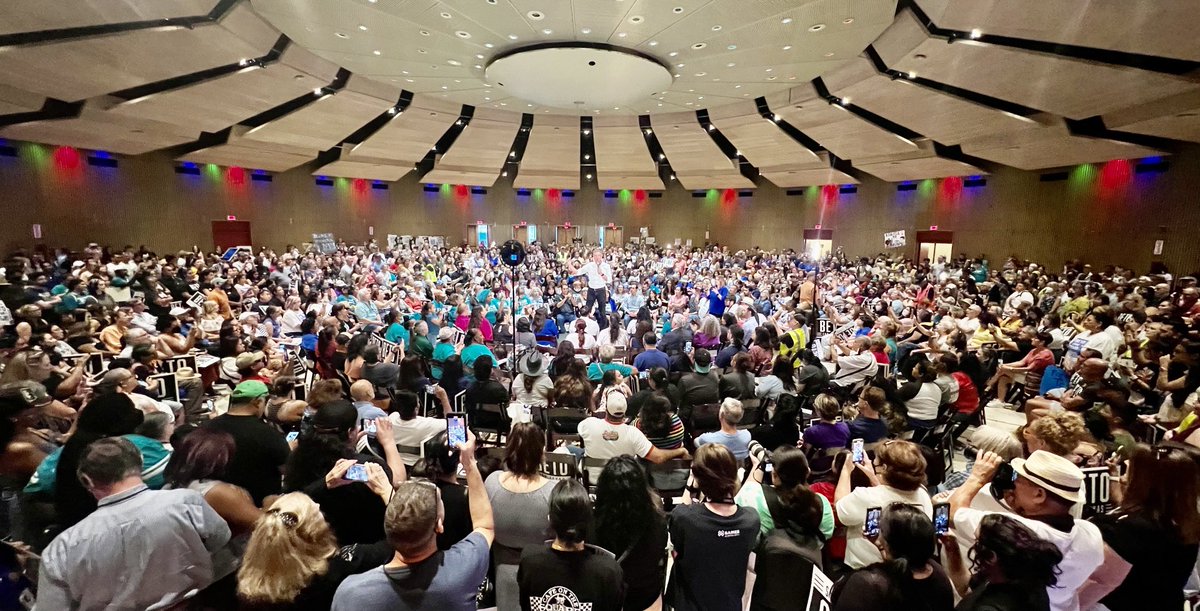 San Antonio packed the house today!