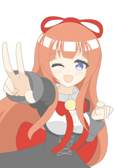 #ちぇり絵 『ジャンケンポンッ!』『ちえりが出したのは、無敵ー!!』 