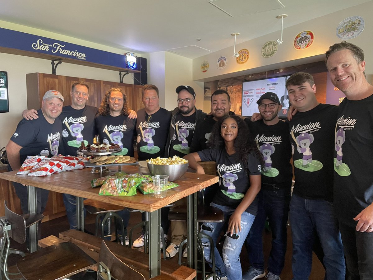Great to have some of our amazing team together for <a href="/Dreamforce/">Dreamforce</a> we got to host some amazing customers and partners at the <a href="/SFGiants/">SFGiants</a> today. Go team <a href="/MissionCntrlPM/">Mission Control</a>