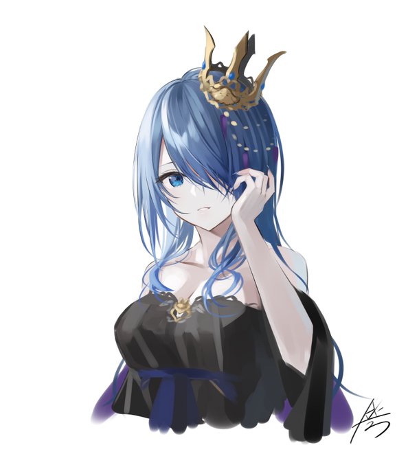 さっき配信見終わったので大山チロルお姉さんのラフ描きました(✌︎˙˘˙✌︎) 