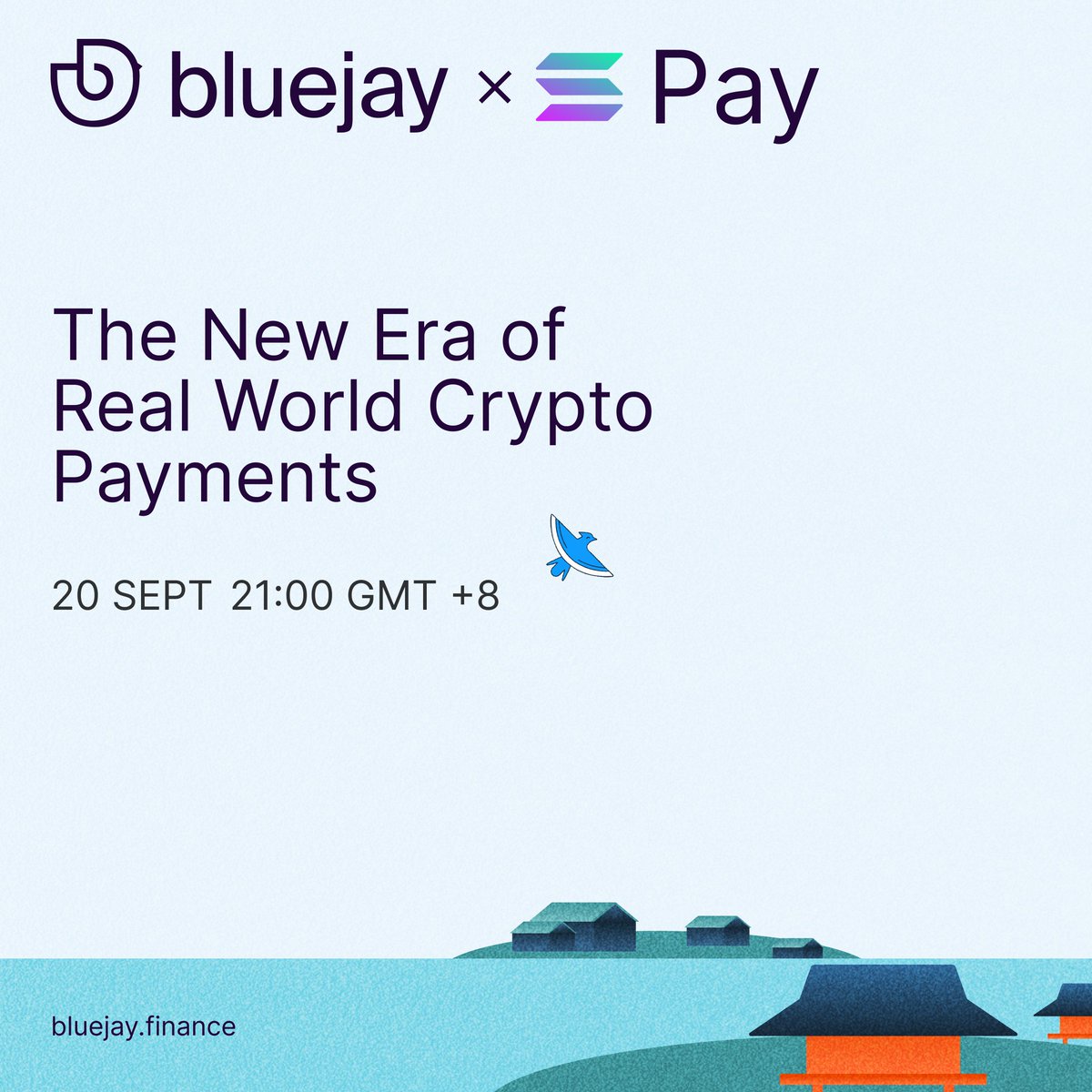 GM GigaJays!

Our belief in integrating the crypto ecosystem into the real world via commerce and lending stands true and strong. 

Join us 20 SEPT 9PM to learn about @Solana Pay and how they are bringing crypto payments to real world merchants!

Reminder: x.com/i/spaces/1PlJQ…