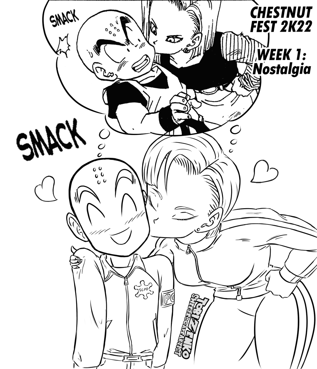 TobiZenko's tweet photo. Week 1: "Nostalgia"
#ChestnutFest2K22 #Krillin #Android18 #K18 #DB #DBZ #DBS https://t.co/gKhJvPhLkJ