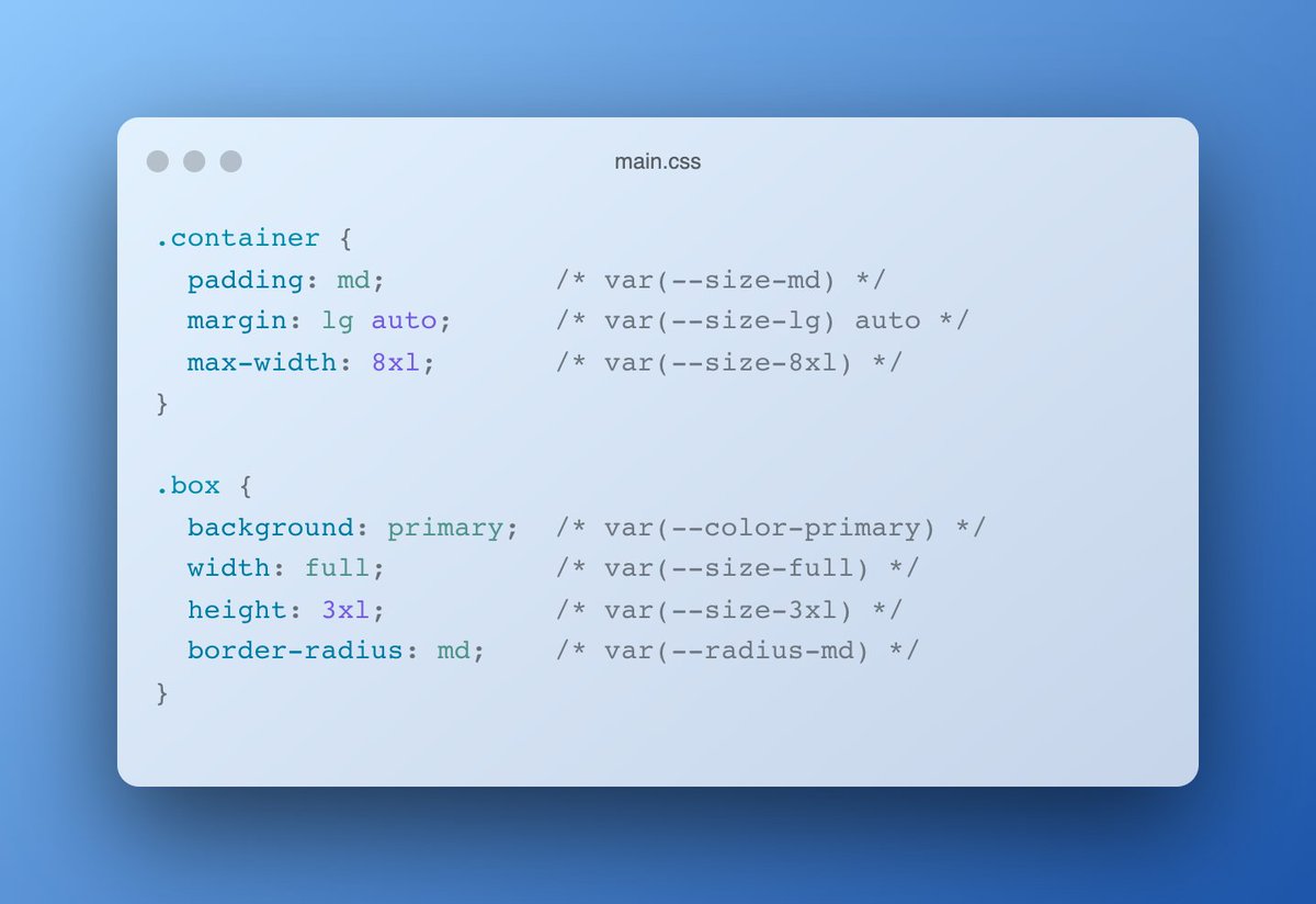 tokencss's tweet image. Token CSS is a new tool to seamlessly integrate Design Tokens into your dev workflow ✨

😍 Author `.css` + `&amp;lt;style&amp;gt;` blocks
💄 Powered by custom properties
⚙️ Config uses @DesignTokens format
🚀 Built-in, modern presets
🧑‍🚀 @astrodotbuild support

tokencss.com