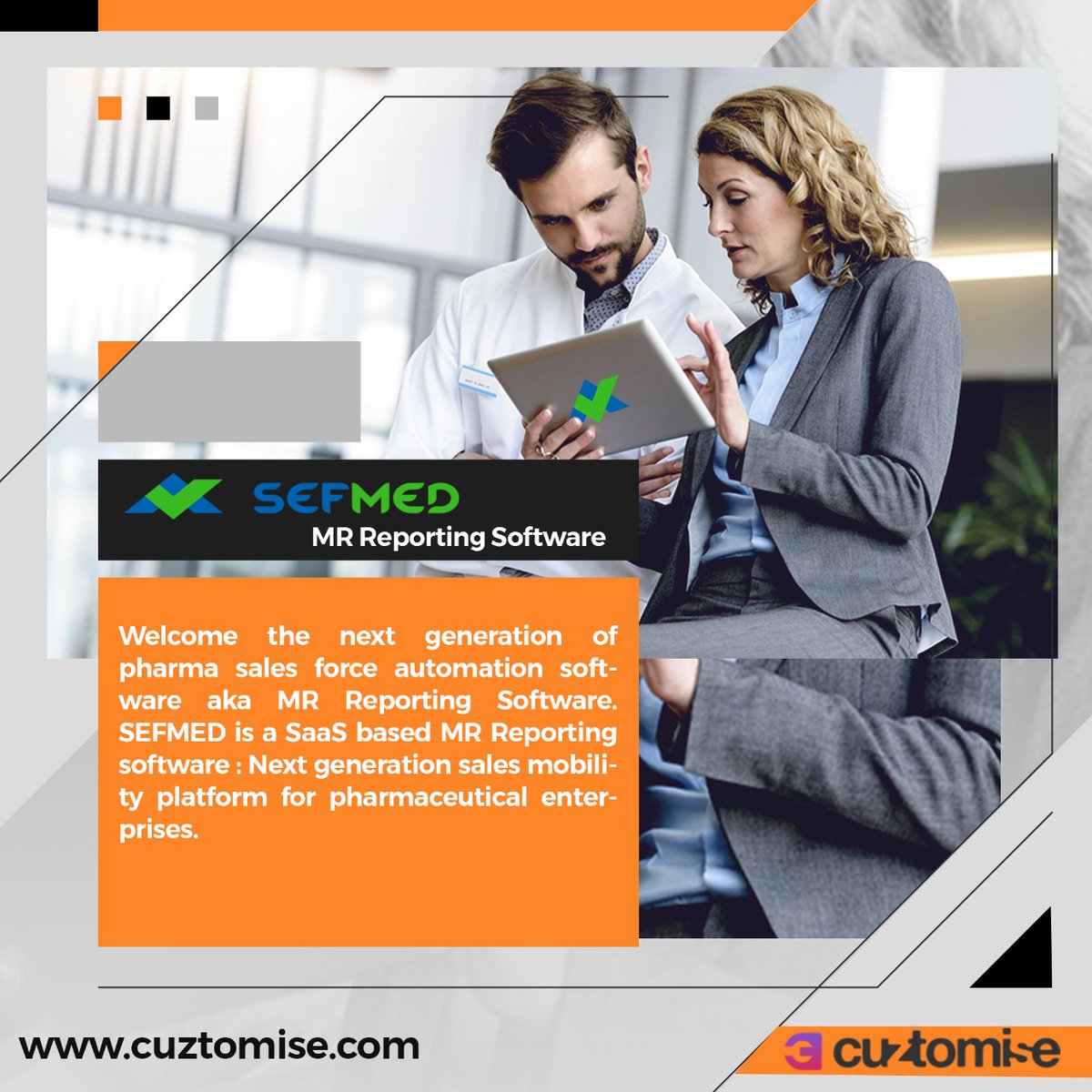 guptachirag's tweet image. Quick &amp;amp; Easy MR Reporting with 100% Accuracy.

Get Free Demo NOW!

To know more:
Visit: cuztomise.com
Call: +91 7869801796
.
.
#cuztomise #sefmed #sfa #MRreportingsoftware #Pharmaceutical #Salesforce #mrreporting @PharmExec @Pharma_Networks @PharmaIQ @PJOnline_News